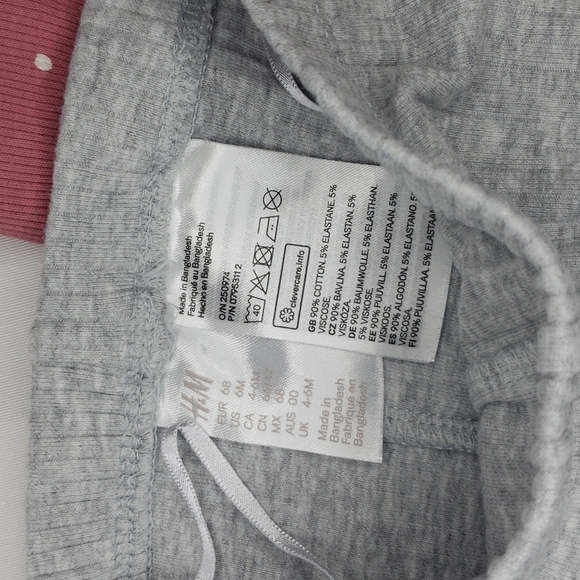 5/$30 H&M Cotton Leggings Polka Dot + PAPArazzi Bodysuit Dad - Picture 6 of 8